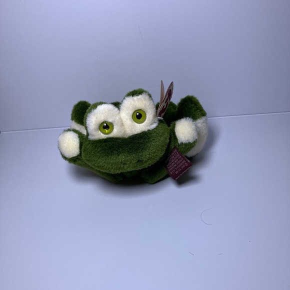 Ty Attic Treasures Prince Frog 1993 Collectible Stuffed Animal  Jointed Legs - Picture 5 of 6